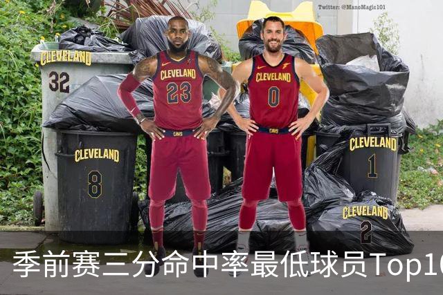 季前赛三分命中率最低球员Top10：克莱15%居首 以赛亚·乔19%第二
