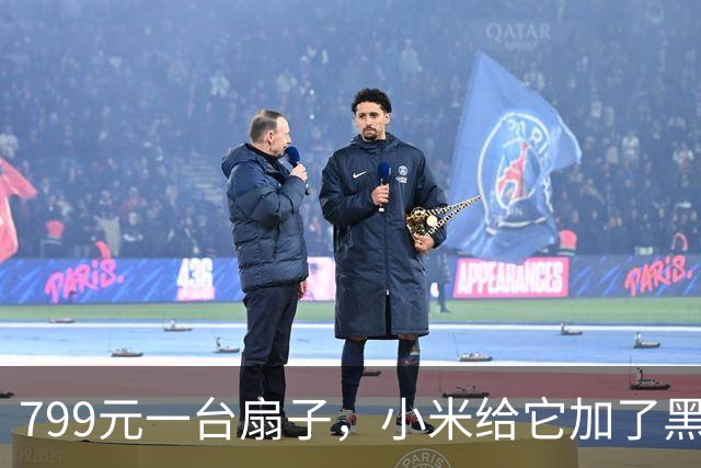 799元一台扇子，小米给它加了黑灰两色
