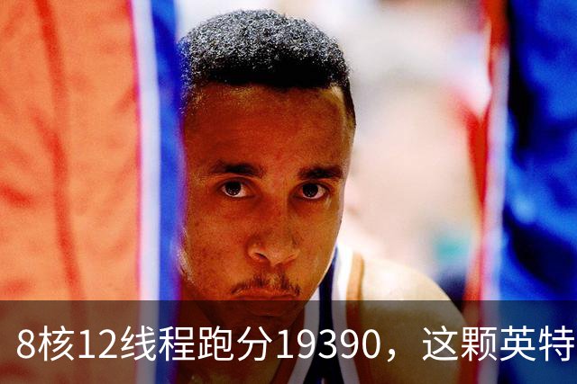 8核12线程跑分19390，这颗英特尔新U把核显直接砍了